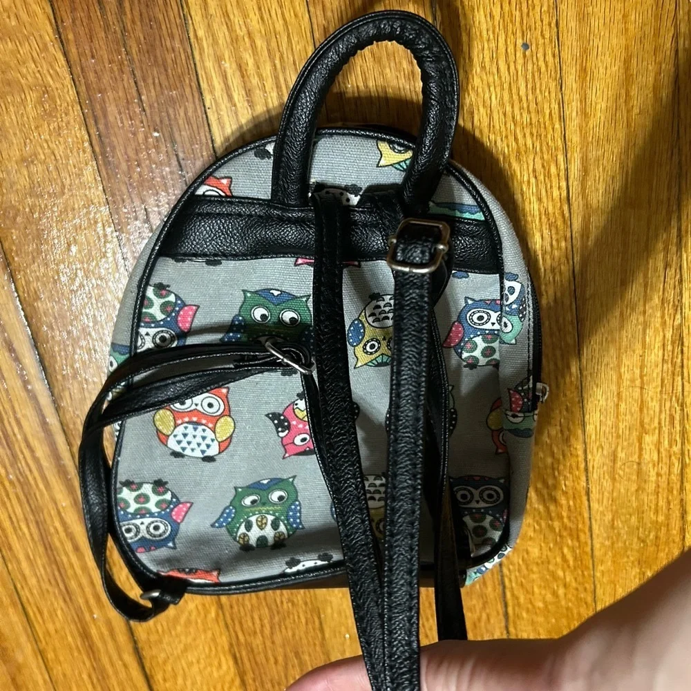 Vintage Union Bay Backpack Womens Purse Owls ‎ Y2K Boho School